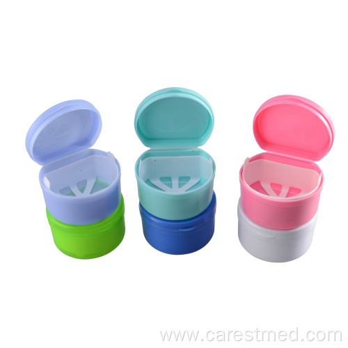 Colourful PP material teeth box retainer box dental